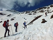 Resegone con neve di primavera da Brumano il 1 maggio 2014